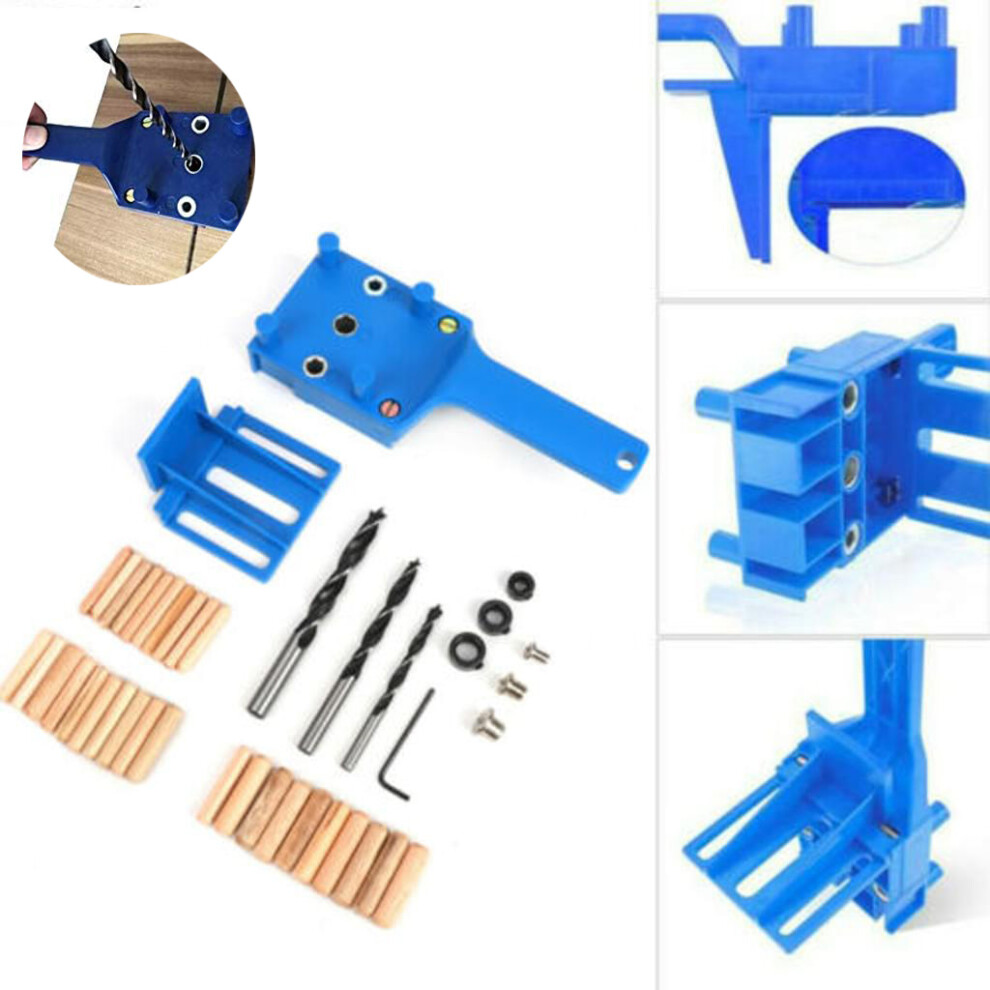 Professional Woodworking Tools For Quick Accurate Dowel Joints, Self Centering Dowel Jig Ensures Smooth Efficient Drilling, Versatile Wood Drilling 9169997000538
