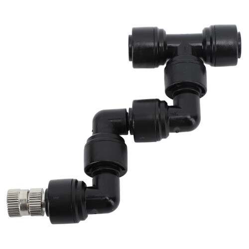 Humidification System Fine Mist Spray Nozzle 360 Degree Rotation Rainforest Environment Cooling System Adjustable Misting Accessories Kit High Quality 1