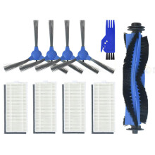 Potencialize seu Eufy RoboVac com 1 conjunto de peças de reposição, 4 filtros de alta eficiência e 4 escovas laterais para limpeza profunda e