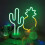 Ιδανική διακόσμηση, Επιτραπέζια λάμπα νέον διακόσμησης σπιτιού με μπαταρία USB 4