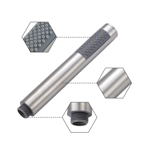 Handbrause aus Edelstahl Silver 2