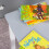 Homcom HOMCOM 4-Piece Set Kids Wood Table Chair Bench w/ Storage Function for 3 Years+ 8
