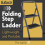 Futura 2 Step Grey Ladder Heavy Duty Folding Stool 2