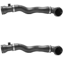 2X Upper Cooling System Radiator Water Hose with Bleeder Screw Fitting for E39 525I 528I 530I 1999-2003 11531705223