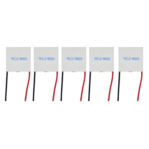 5X TEC2-19003 Thermoelectric Cooler Peltier 30X30mm 19003 Double Elements Module Electronic Cooling Sheet