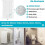 2X Transparent Shower Curtain Lining, Pebble Pattern  Plastic Bathroom Shower Curtain 7