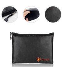 3X Fireproof Document Bag,Waterproof and Fireproof Document Bags,Fireproof Money Bag for A4 Document Holder