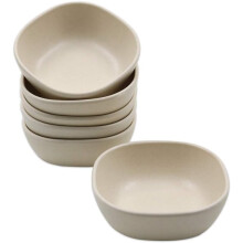 Bols multifonctionnels en matériau durable, plats à sauce soja pour les repas quotidiens à la maison, à l'école, au bureau, en extérieur ou en