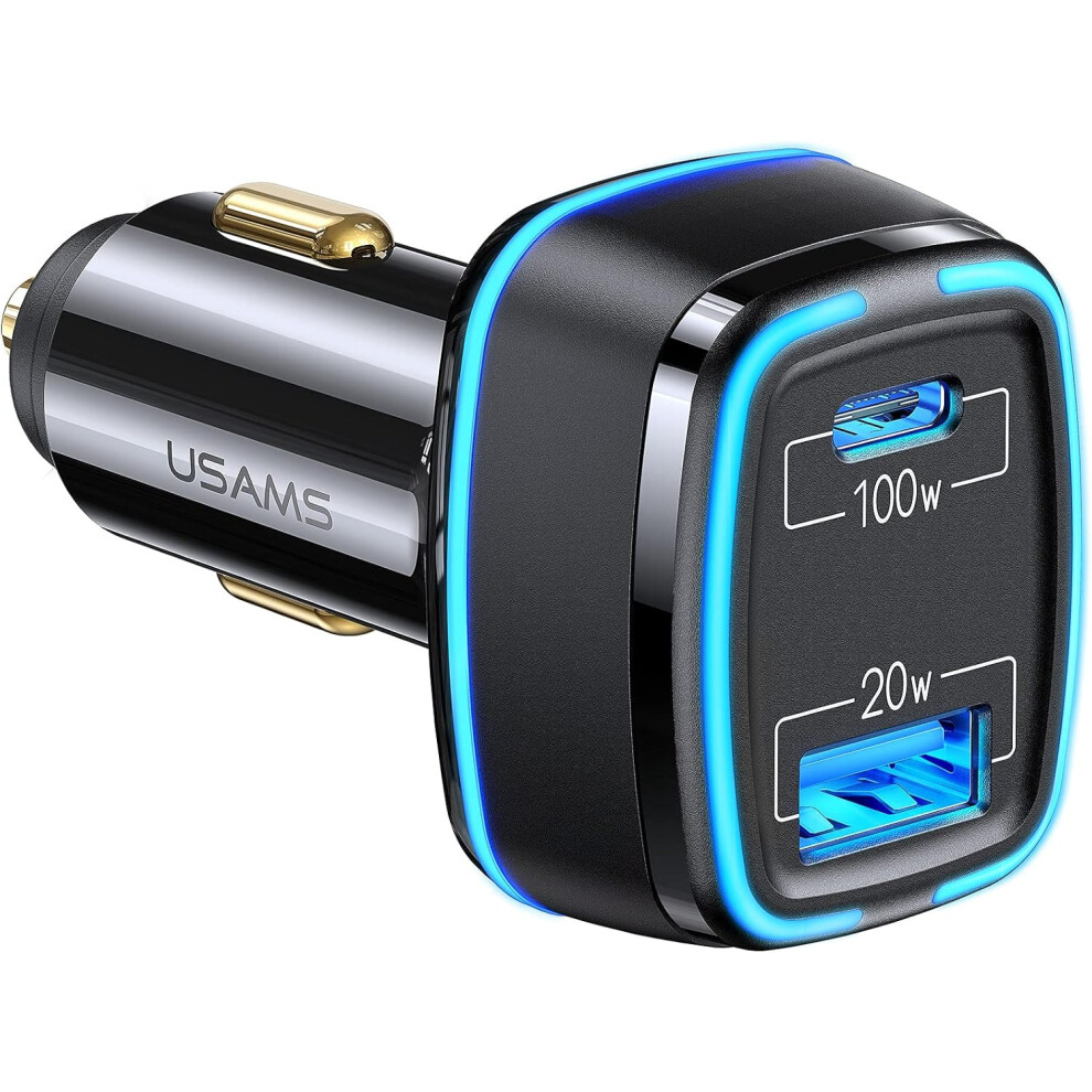Powerful Multiport Pd Car Charger, The Ultimate Companion For Road Trips, Featuring Dual Pd35w Simultaneous Fast Charging, 120W Total Output, And A 9128293628600