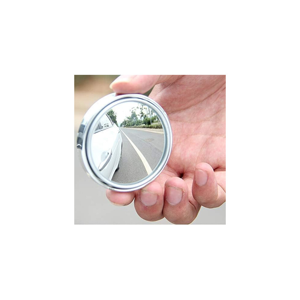 Round Aluminum Frame Blind Spot Mirrors Provide A Clearer View, Durable And Weatherproof Construction Ensures Reliability In All Conditions, Convex 9004841698168