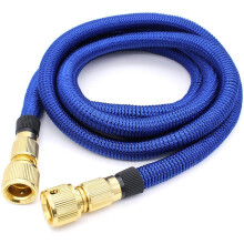 Expandable Garden Hose, High-Pressure Car Wash Tool For Efficient Outdoor Cleaning, Flexible Watering Hose With Metal Connectors, Space-Saving And