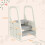 AIYAPLAY Toddler Tower, Adjustable 3 Step Kitchen Stool Helper for 2-5 Years 3