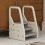 AIYAPLAY Toddler Tower, Adjustable 3 Step Kitchen Stool Helper for 2-5 Years 9