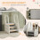 AIYAPLAY Toddler Tower, Adjustable 3 Step Kitchen Stool Helper for 2-5 Years 4