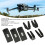 3PCS 1800mAh 3.7V Battery with Blades for E88PRO E525 Drones 4