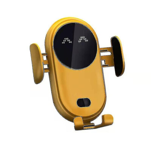 (Blue) Smart Car Wireless Charger Phone Holder Smart Automatic Sensor Car Phone Holder Tw 2