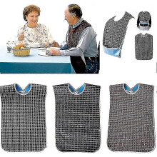 3 Pack Adult Bibs with Crumb Catcher - Washable Adult Dining Bib, Large Adult Tw