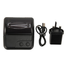 Thermal Receipt Printer with Long Standby-Time, Wireless Bluetooth Connectivity and No Ink Required for Android Compatible POS Systems Fast Charging B