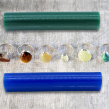 2 Pieces Carving Wax Ring Tubes for Making Rings for Jewelry Ring Casting Mold Kit Ring Making Wax Carving Tools (T150)