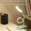 (Blue) Led Clip-on Reading Lamp Dimmable Eye Protection Table Lamp Tw 3