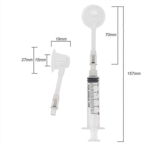 2 Set Nipple Corrector Device Correction for Inverted Nipples Treatment Enlarger Tw 1