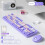 (Sweet Purple Mixed Color) Wireless mouse set 1
