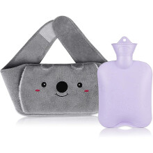 Hot Water Bottle with Cover, Quick Pain Relief Comfort for Neck, Back Tw