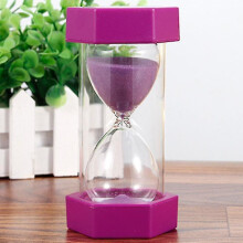 (5minutes, Purple) 5/10/15/20/30 Min Sandglass Hourglass Sand Clock Timer Tw