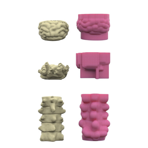 Creative Organ Designed Cast Mould for Unique Planter-Style 2 1