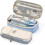 (Light Blue) Large Capacity Pencil Case Large Capacity Storage Bag Storage Box Tw 1
