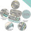 (Cyan) Large Capacity Pencil Case Large Capacity Storage Bag Storage Box Tw 2