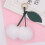 Porte-clés cerise élégant, accessoire de décoration-Gris clair 7