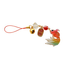 Accessoire de téléphone en forme d'étoile de poisson en-Rouge