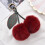 Porte-clés cerise élégant, accessoire de décoration-Gris clair 6