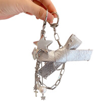 Porte-clés avec pendentif en forme de cœur, élégant,-Style 2