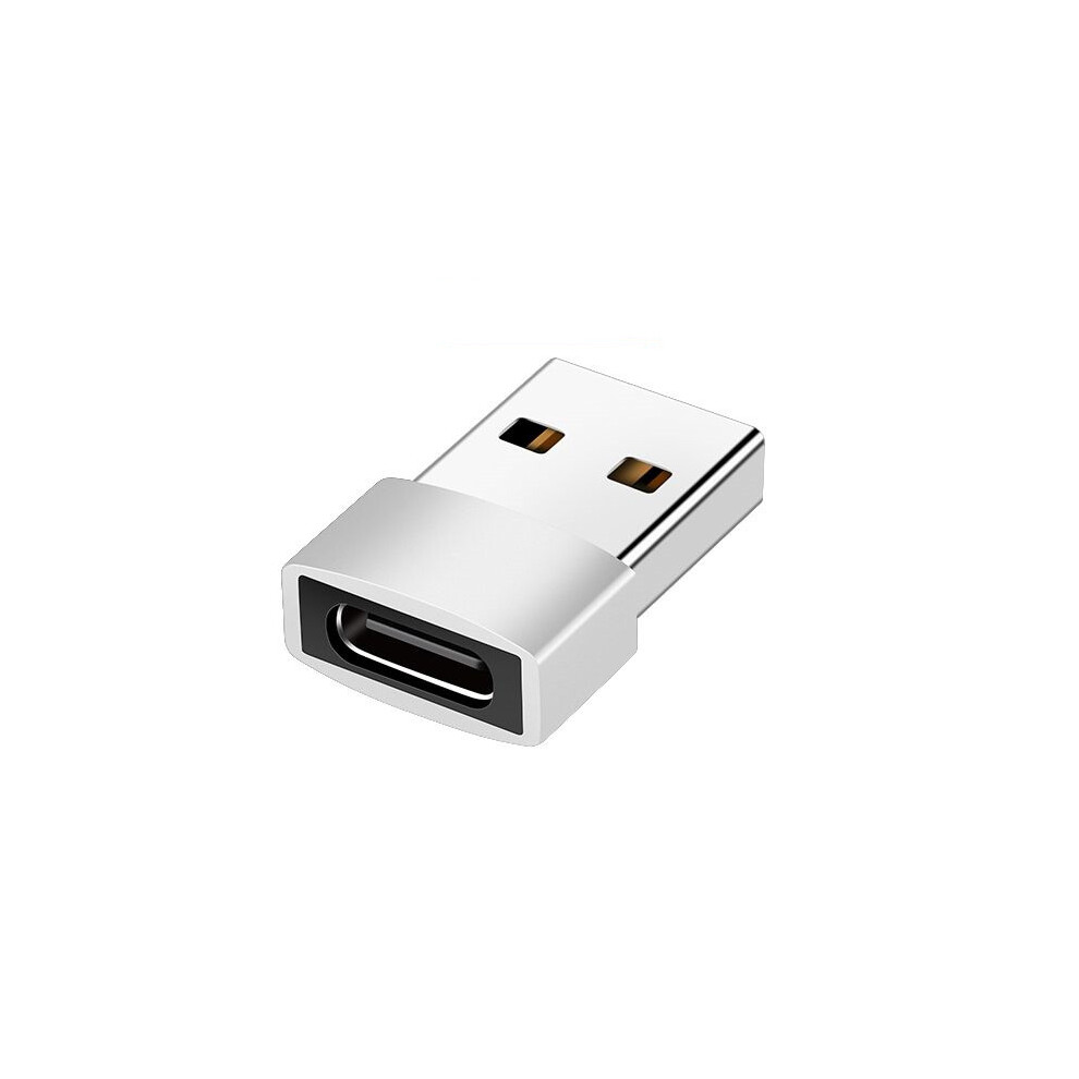 Type-C Female To Usb A 2.0 Male Adapter Silver 7314280327225