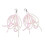 Lot de 2 boucles de chaussures élégantes, décoration de-Rose 1