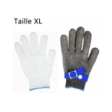 Glove Up with Confidence: Stainless Steel Cut Resistant Gloves, Safe & Flexible for Multi-Functional Tasks