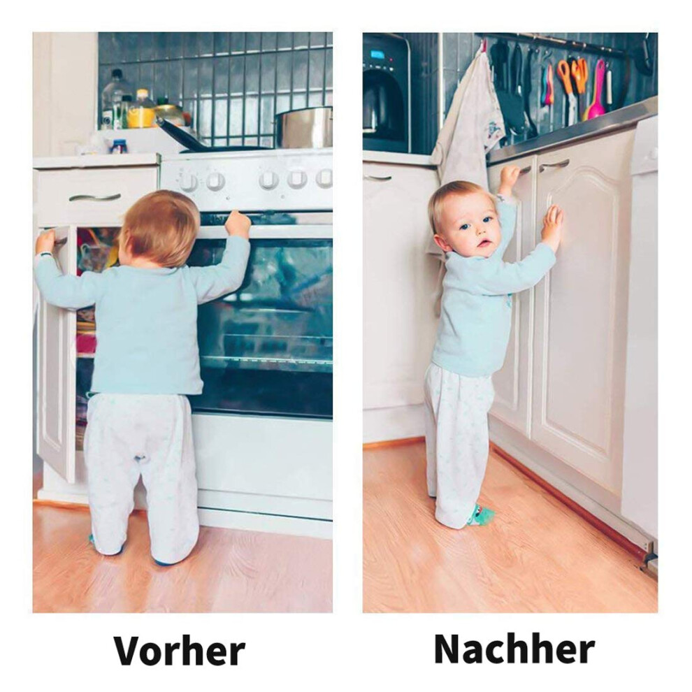 Innovative Child Safety Locks, Magnetic Cabinet Locks for Invisible Protection, Keyless Entry Ensures Hassle-Free Home Security, 20 Pack