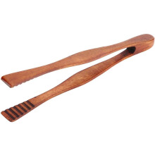 Wiederverwendbare Kochzange aus Naturholz, elegant und praktisch, ergonomisches Design, leicht und tragbar, geeignet für drinnen und draußen