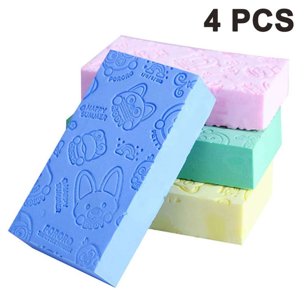 Bath Sponge for Shower, Exfoliating Bath Sponge Skin Cleansing Gentle Massage, Durable Reusable Sponge for Dead Skin Remover, Moisturizer Exfoliator