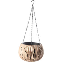 Creative Hanging Planter, Double-Pots System For Flowers, Grass, Succulents, Self Watering Design With Reliable Material, Drainage Plug, Lightweight