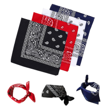 Bandana voor mannen en vrouwen, zachte bandana's met een levendig design, multifunctionele bandana-sjaal met stijlvolle print, ademend en