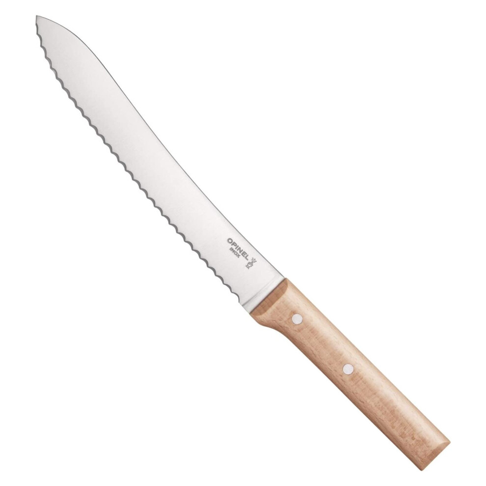 Opinel No. 116 Parallele Bread Knife - 21cm - Beechwood Handle