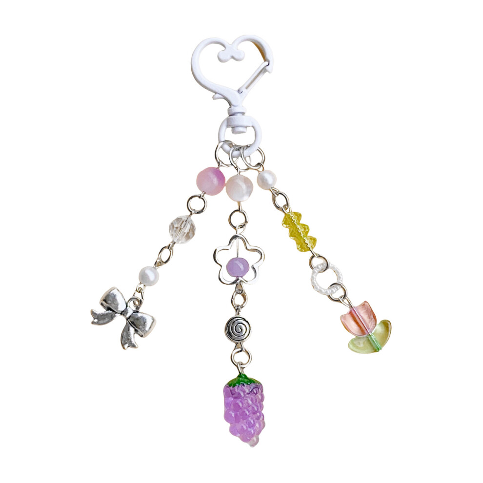 Aesthetic Phone Chains Lanyard String Portable Fruit- Purple 7732000746383