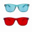 (Rose Lens) Light Therapy Chakra Healing Glasses, Colored Lens 2