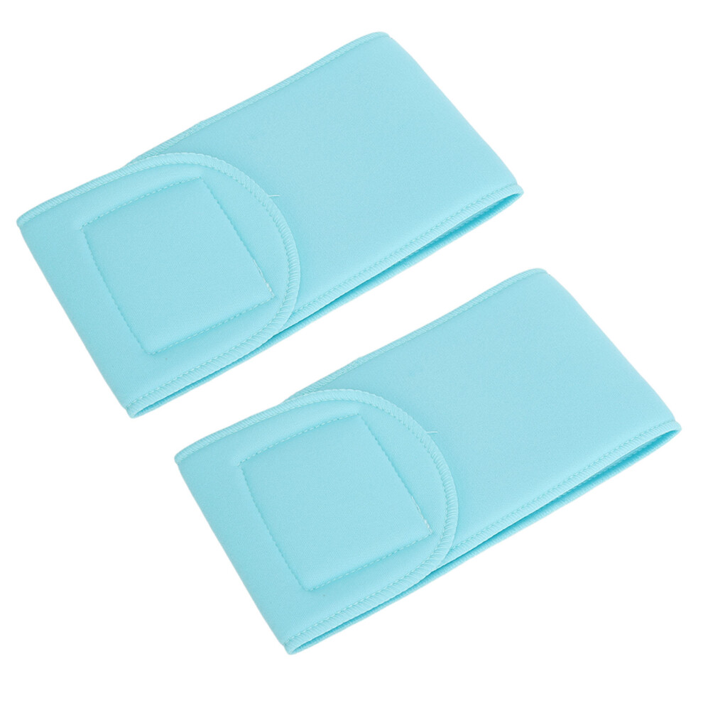 Blue 2 Pcs Reusable Gel Neck Patch Cotton Moisturizing Anti-Wrinkle
