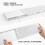 X8J BESTAND for Apple Magic Trackpad 2 3 Magic Keyboard 2 3 Adjustable h7a Bracket Desktop Holder St 5