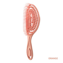 (OG) Mint Green Biodegradable Detangling Hairbrush Soft Vent Wet Lightly Pull No harm Hair Eco Friendly Antistatic Massage Hair Brush