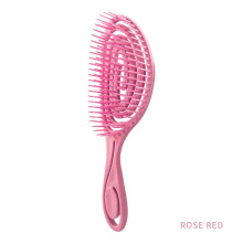 (OS) Mint Green Biodegradable Detangling Hairbrush Soft Vent Wet Lightly Pull No harm Hair Eco Friendly Antistatic Massage Hair Brush
